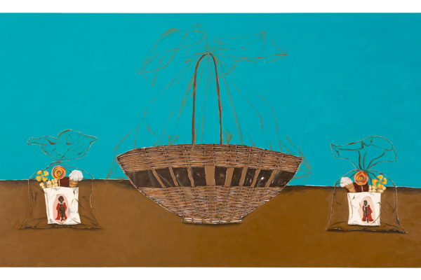 Dalton Paula | Gift basket | Oil on canvas | 90 x 160 cm | 2019 | Photo: Paulo Rezende